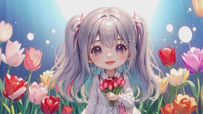 郁金香女孩