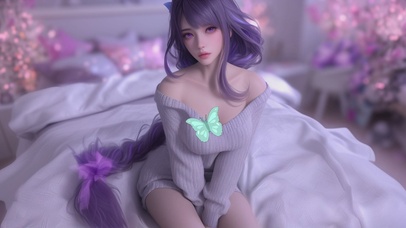 甜美居家可爱女孩