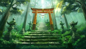 4K 萤火之森，庙宇