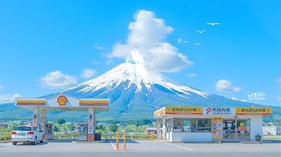 4K护眼 富士山下