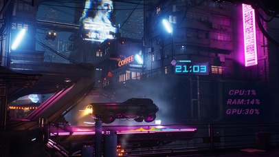 4K朋克城市夜景