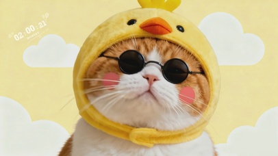 呆萌帅气小猫咪