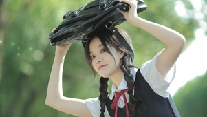 双马尾可爱学妹