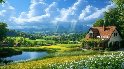 治愈护眼户外田野