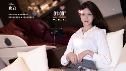 爱笑的长发美女【4K】