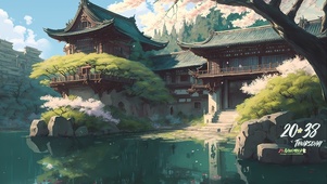 治愈 湖边客栈