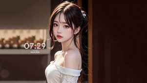 纯欲风美女