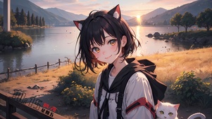 湖边私语