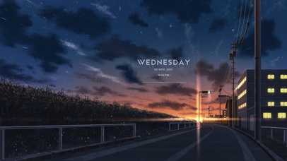 黄昏治愈街道