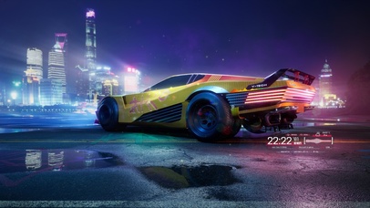 赛博朋克炫酷跑车