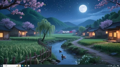 农舍的乡间夜曲