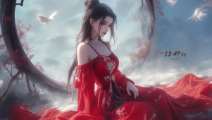 古风长裙女孩