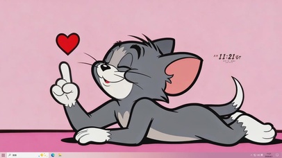 情侣壁纸-汤姆猫