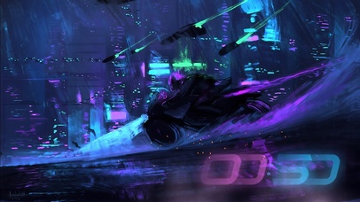 机车（4K渐变带时间）