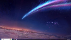 夜空极光—【主题桌面】