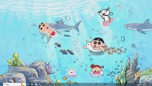 夏日游泳
