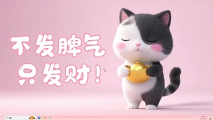 不发脾气猫咪主题