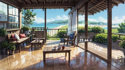 放松治愈海边小屋