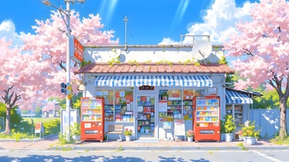 阳关下的小镇便利店