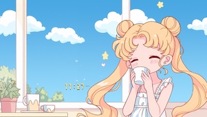 美少女的下午茶