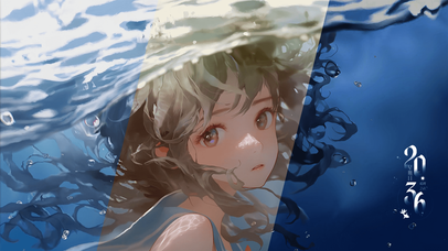水下女孩（随时间变化）