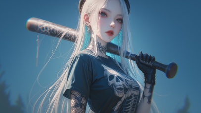 小清新护眼女孩