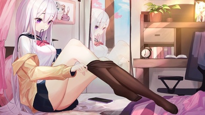 4K高清黑丝漫女