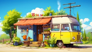 公交车小屋