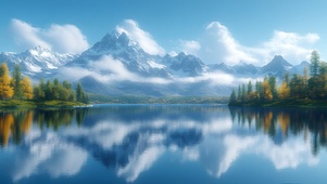 碧水蓝天