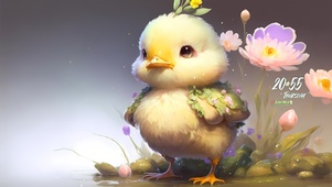 可爱的小鸭子