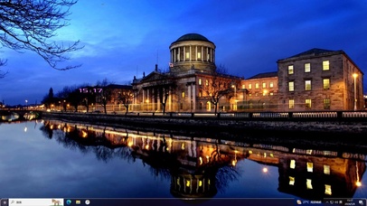 夜晚城堡—【主题桌面】