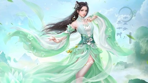 唯美治愈青衣女神