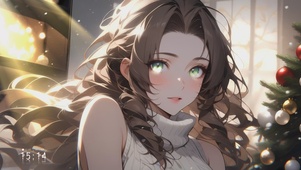 可爱居家女孩
