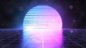4K 霓虹光圈