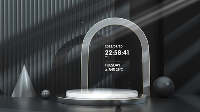 4K黑白光影极简桌面