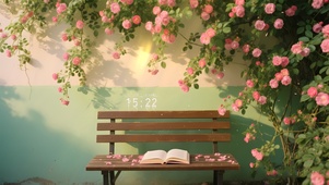 唯美治愈蔷薇花