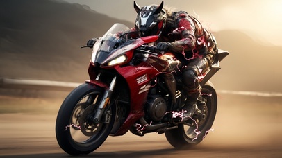 豹形蒙面摩托车手