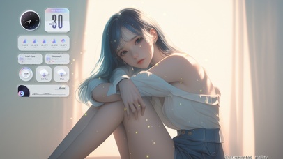 闪烁着迷人的光辉