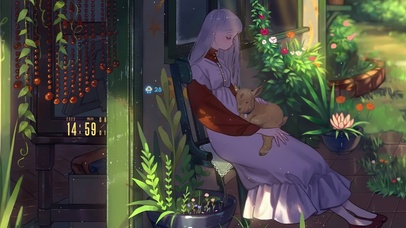 清新治愈系插画