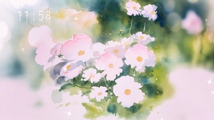4K 可爱小花