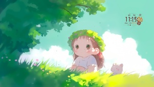 花环少女