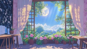 窗台花