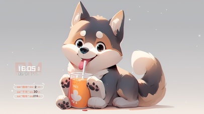 可爱哈士奇狗狗