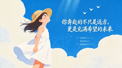 你奔赴的是充满希望的未来