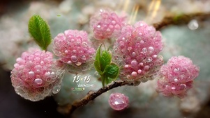 粉色珍珠花儿