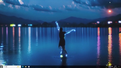 霓虹之约-桌面主题