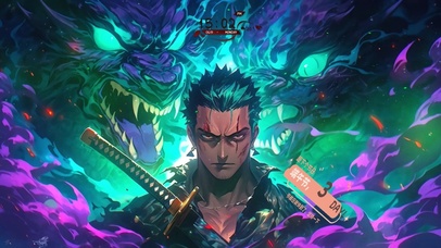 4K高清炫酷海贼王-索隆