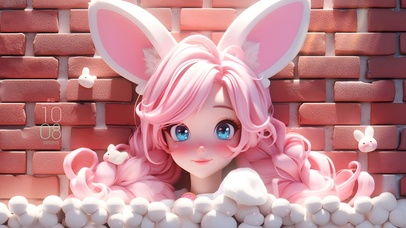 兔兔可爱少女