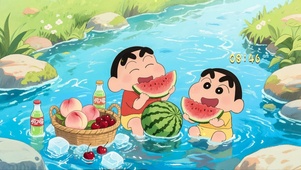 治愈溪流小新