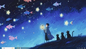 星海渔歌-桌面主题